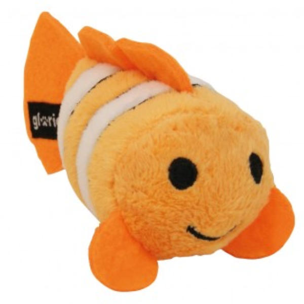 Plush Fish Dog Toy - Soft Squeaky Ocean Buddy