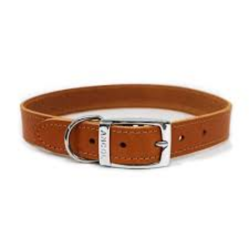 Ancol Leather Collar, Size 16