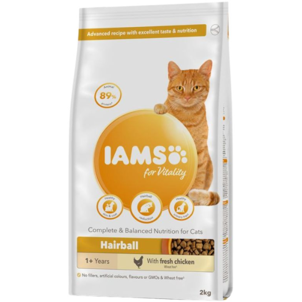 IAMS CAT AD HBALL 2KG