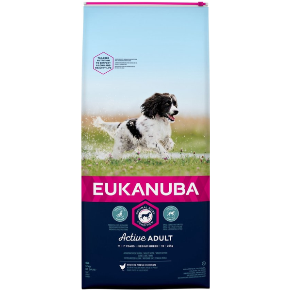 EUKANUBA DOG AD CKN MED NA 12KG