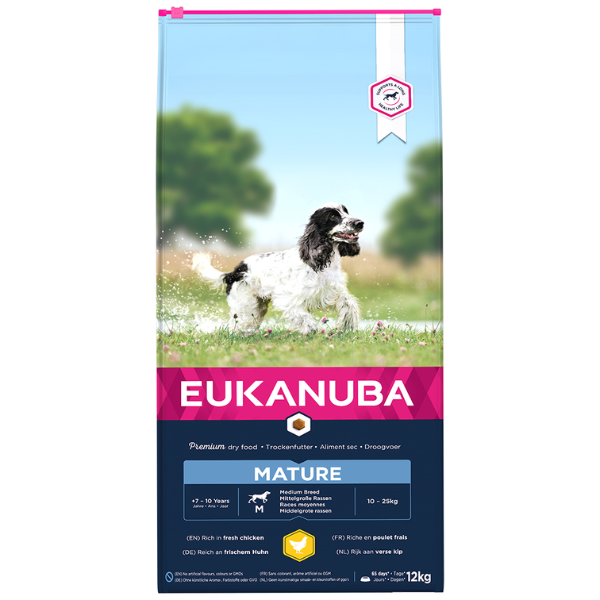 EUKANUBA DOG MTR MED CKN 12KG
