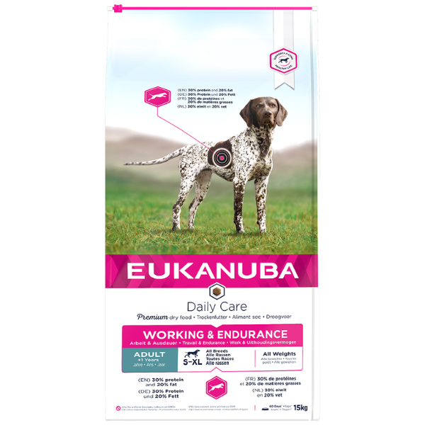 EUKANUBA DOG PERF WRK&END 15Kg