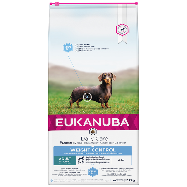 EUKANUBA DOG DC AD SMALL/MED WC CKN 12KG