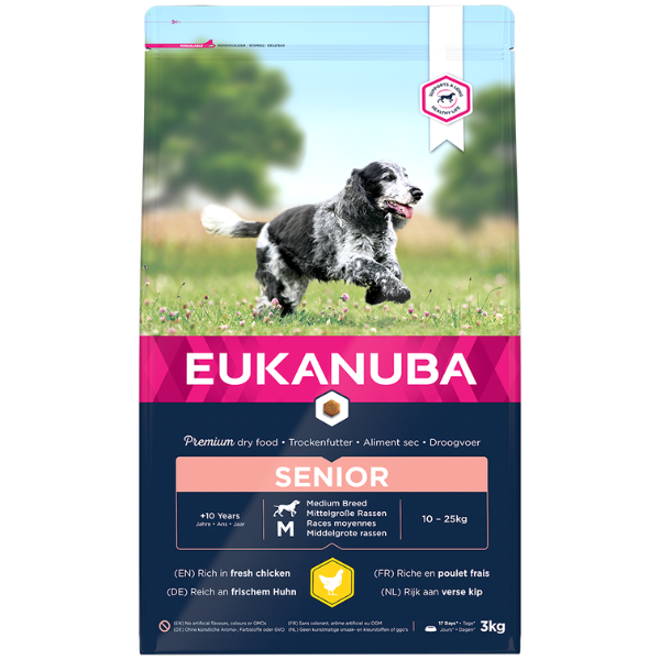 EUKANUBA DOG SR MED CKN 3KG