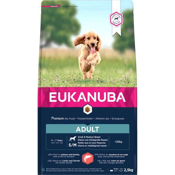 EUKANUBA DOG AD SMMED SALBLY 2.5KG