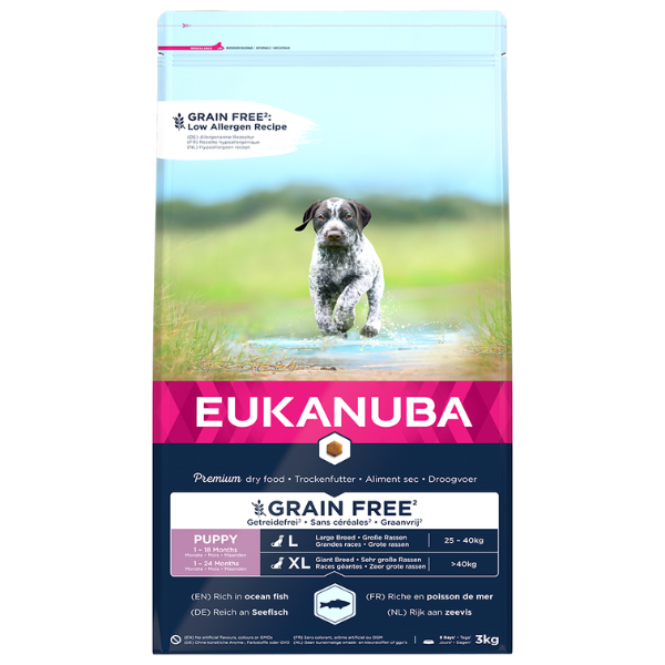 EUKANUBA DOG PUP&JR LR GF OF 3KG