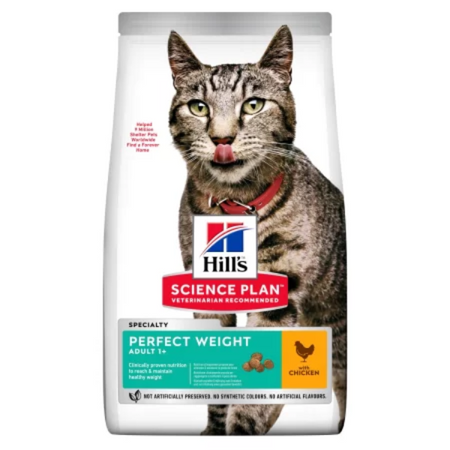 Hill's Science Plan Adult Perfect Weight Chicken Dry Cat Food 2.5kg