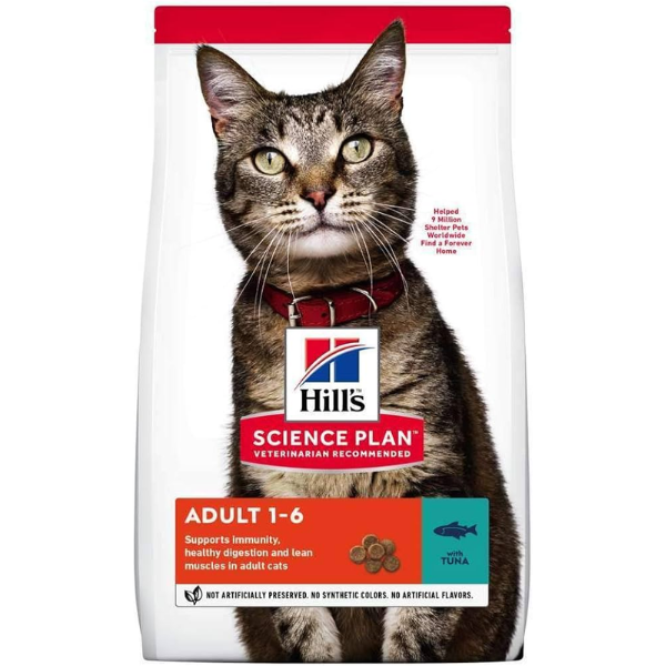 Hill's Science Plan Adult Tuna Dry Cat Food 10kg
