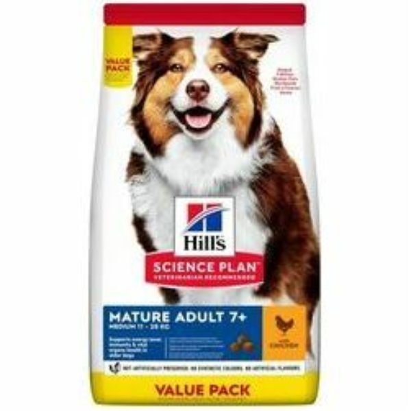 Hill's Science Plan Mature Adult Large Chicken Dry Dog Food 18kg Value Pack