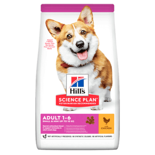 HILLS SP DOG ADT SML & MINI CKN 3KG