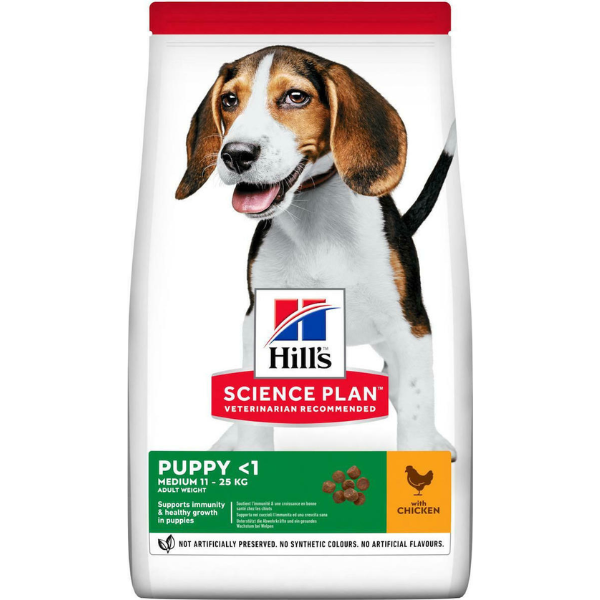 HILLS SP DOG PUP MED CKN 14KG