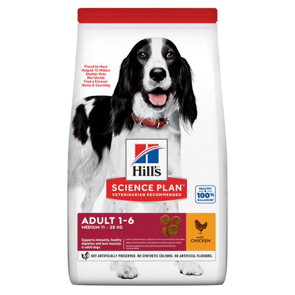 Hill's Science Plan Adult Medium Chicken Dry Dog Food 14kg