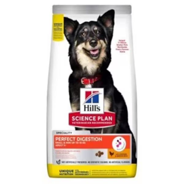 HILLS SP DOG ADT PERFECT DIGESTION SML & MINI 1.5KG