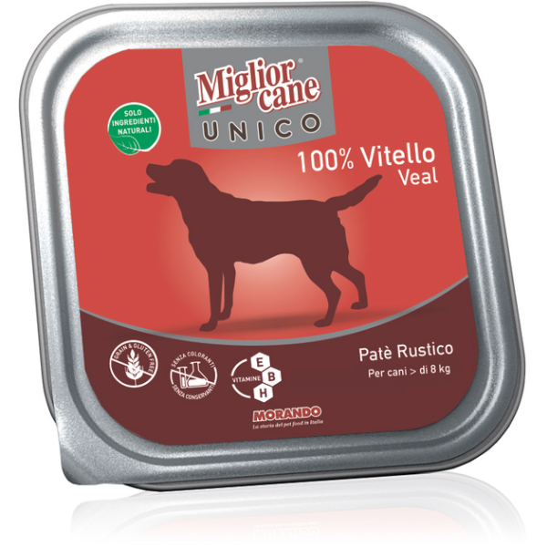 MIGLIOR CANE UNICO 100% VEAL 150GR