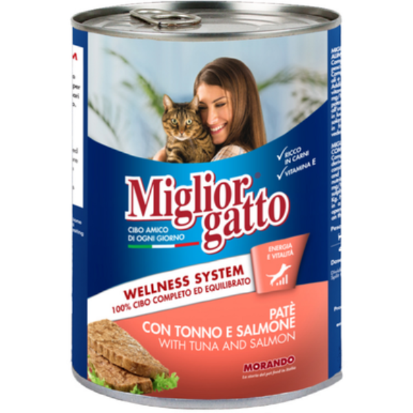 MIGLIOR GATTO PATE TON/SAL 400G
