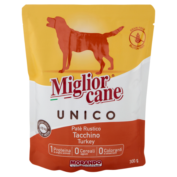 MIGLIOR CANE UNICO 100% TURKEY 300GR