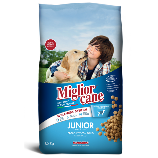 MIGLIOR CANE JUNIOR CROC. POLLO 1.5KG