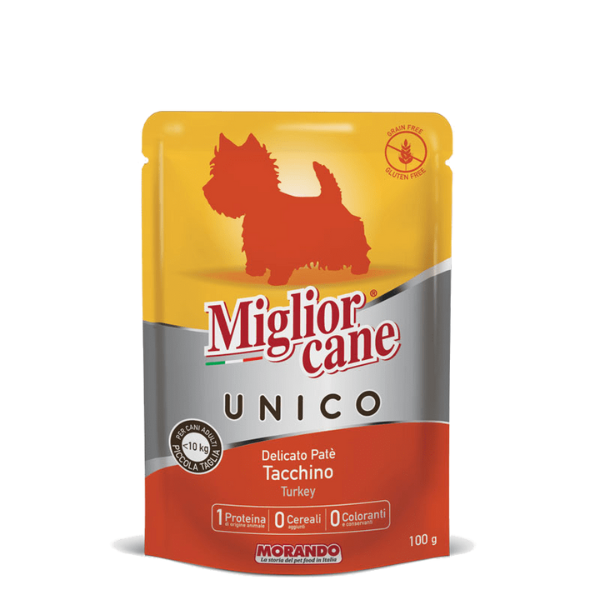 MIGLIOR CANE UNICO 100% TURKEY 100G