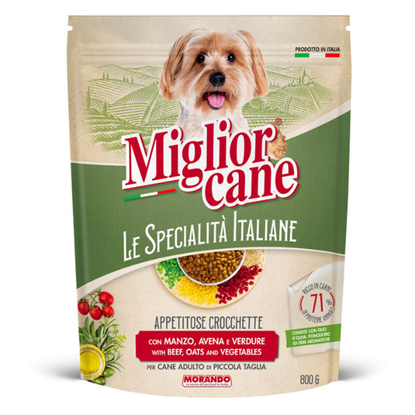 MIGLIOR CANE SPEC ITA MINI BEEF & VEG 800G
