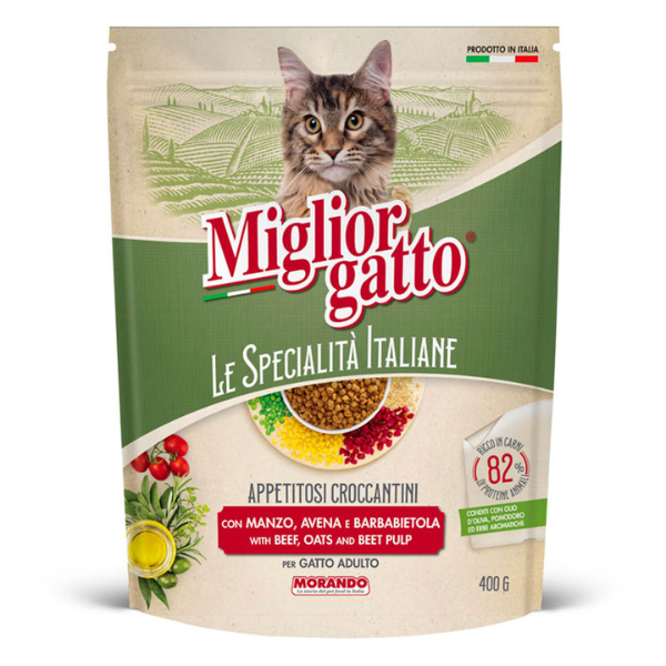 MIGLIOR GATTO SPEC ITA BEEF OAT & BEETROOT 400G