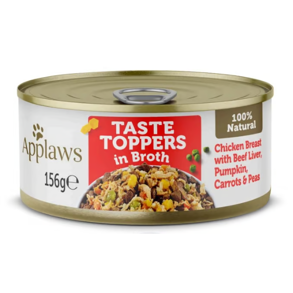 APPALAWS DOG TIN CKN BEEF&VEG 156Gr