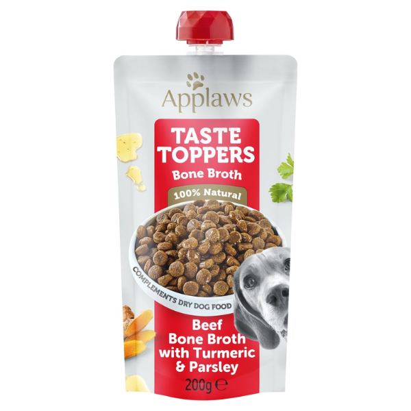 APPLAWS DOG PCH BEEF & GREEN BEANS IN BROTH 85G