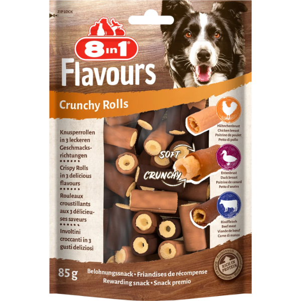 8IN1 FLAVOURS CRUNCHY ROLLS CS X8PCS