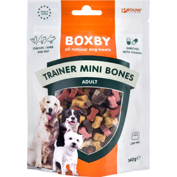 Boxby Puppy Trainer Mini Bones, 140g