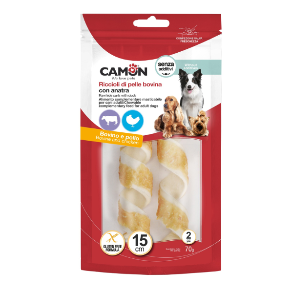 RAWHIDE ROLLS W/CHICKEN 2PCS