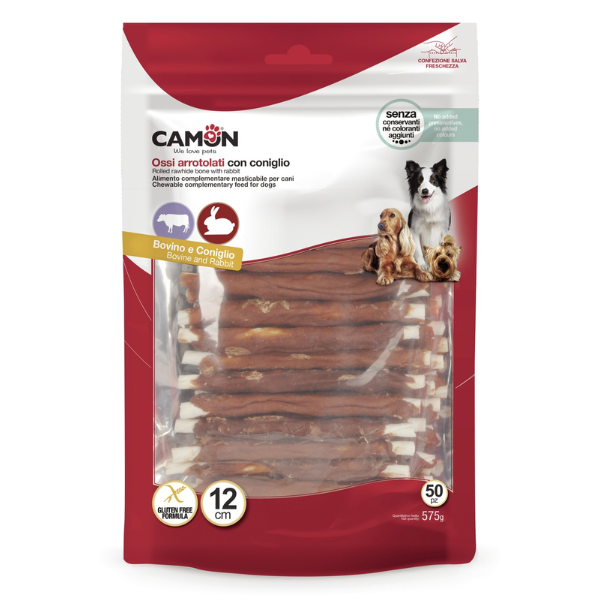 ROLLS W/RABBIT 50PCS 12CM 575G