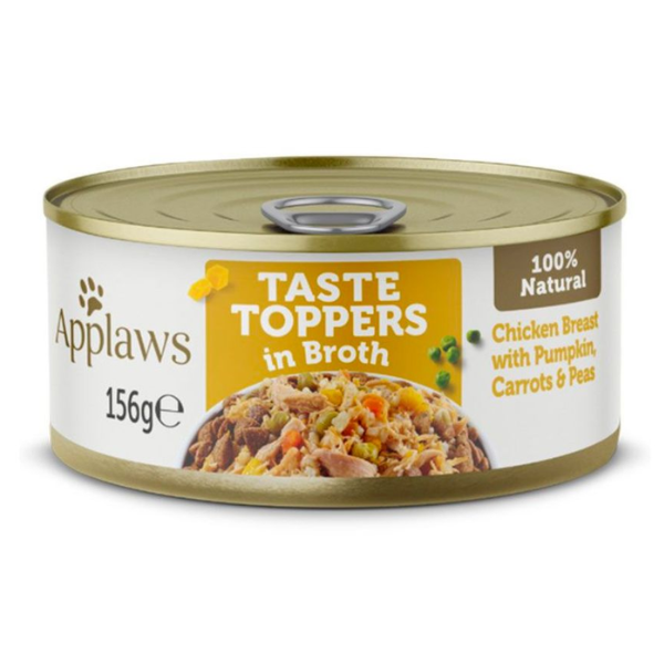 APPLAWS DOG TIN CKN VEG&RI 156Gr