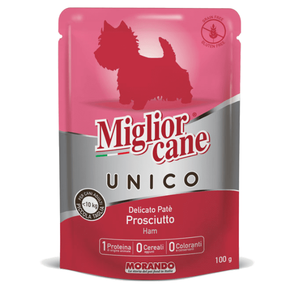 MIGLIOR CANE UNICO 100% HAM 100G