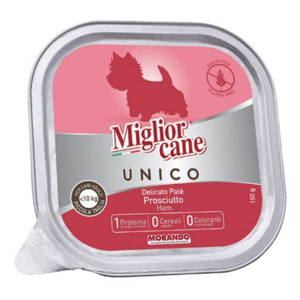 MIGLIOR CANE UNICO 100% HAM 150GR