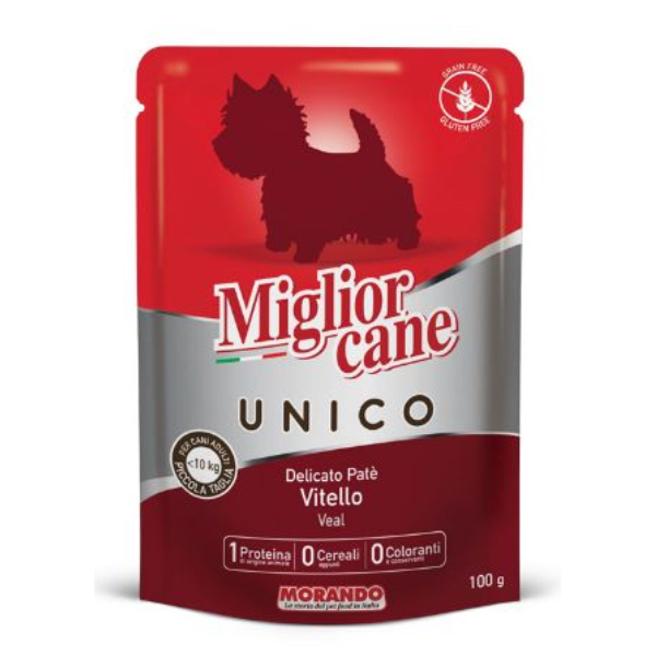MIGLIOR CANE UNICO 100% VEAL 100G