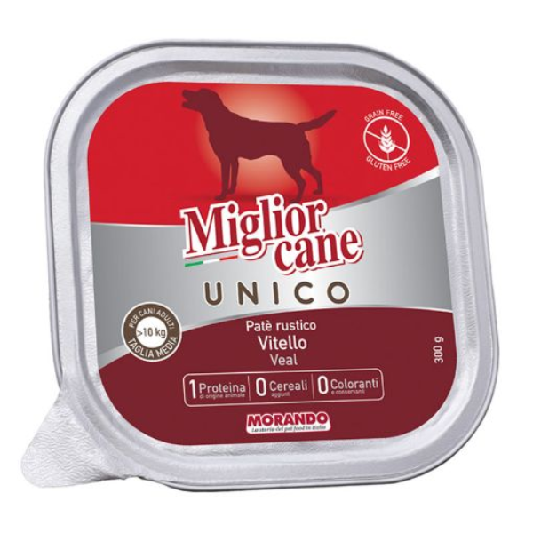 MIGLIOR CANE UNICO 100% VEAL 300GR