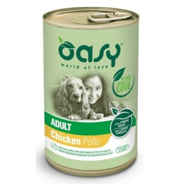 Oasy Wet Food Adult Chicken, 400g