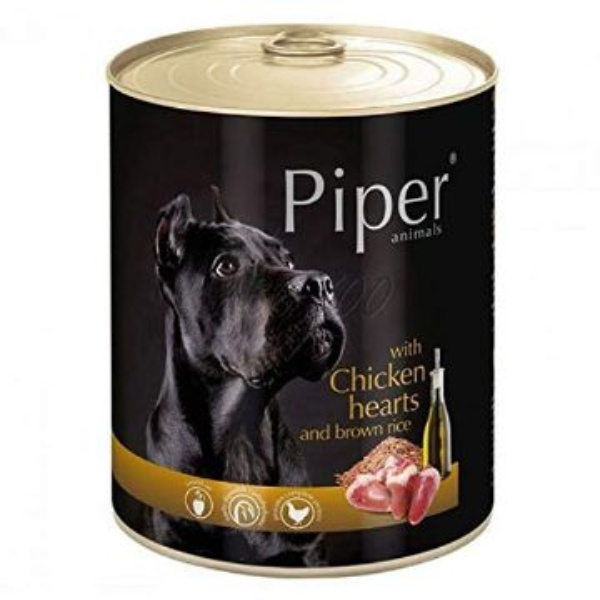 Piper Adult Chicken Hearts,  400g