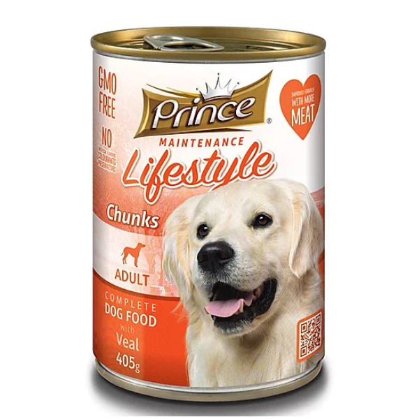 PRINCE LIFESTYLE DOG VEAL, 405g