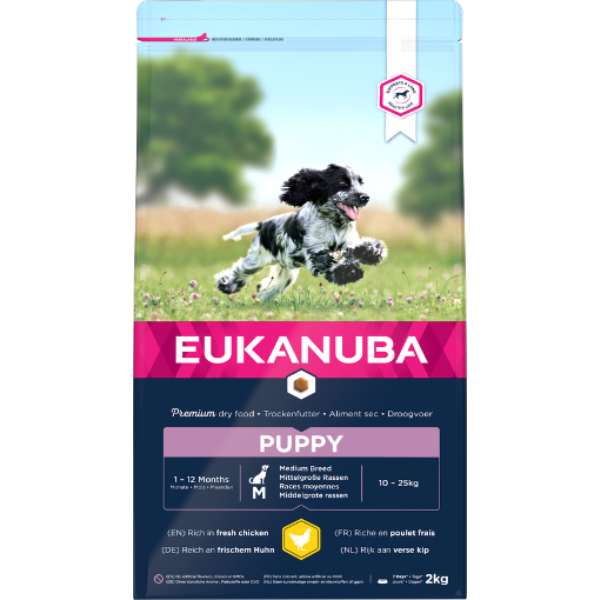 EUKANUBA DOG PUP MED 2KG