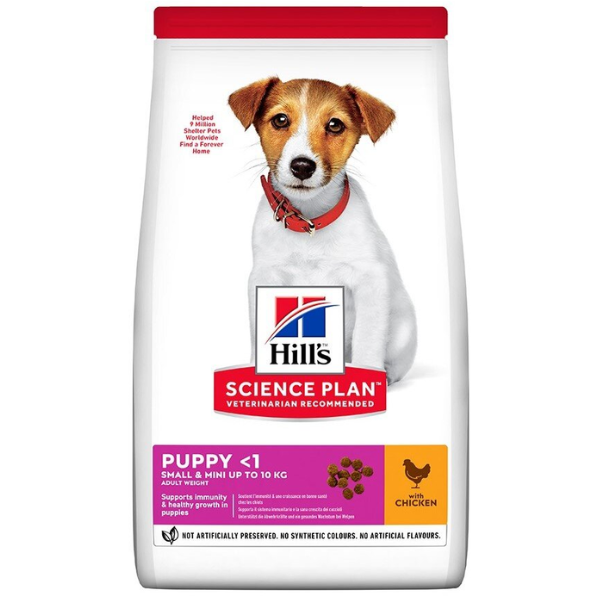 HILLS SP DOG PUP SML & MINI CKN 3KG