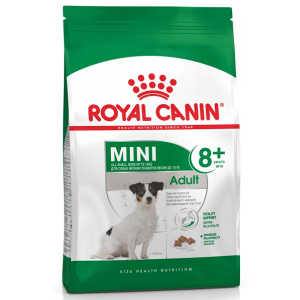 Royal Canin Mini Adult 8+ Dry Dog Food 4kg