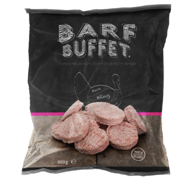Barf Buffet Turkey  Hamburgers