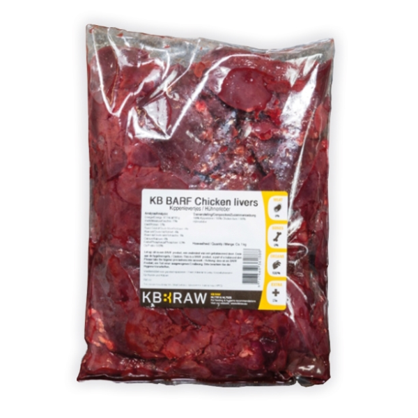 KB Raw Food Chicken Liver, 1kg