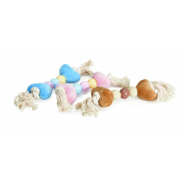 PLUSH + TPR COTTON ROPE 18CM