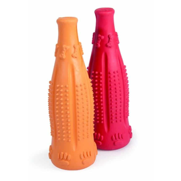 RUBBER BOTTLE WITH SQUEAKER