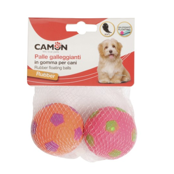 RUBBER SPONGE FLOATING BALLS 2PC