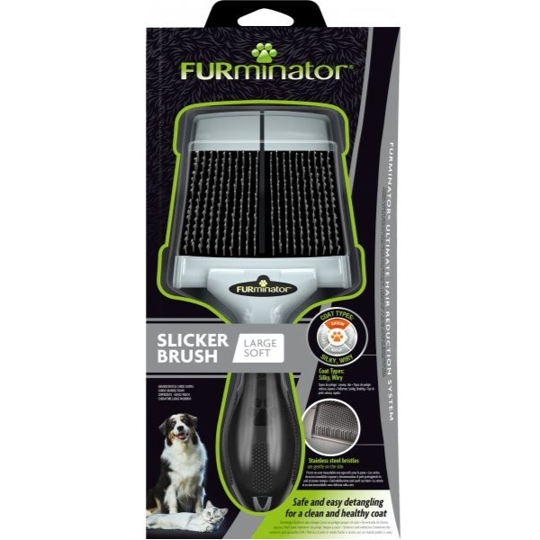 FURMINATOR DOG & CAT SLICKER BRUSH LARGE SOFT