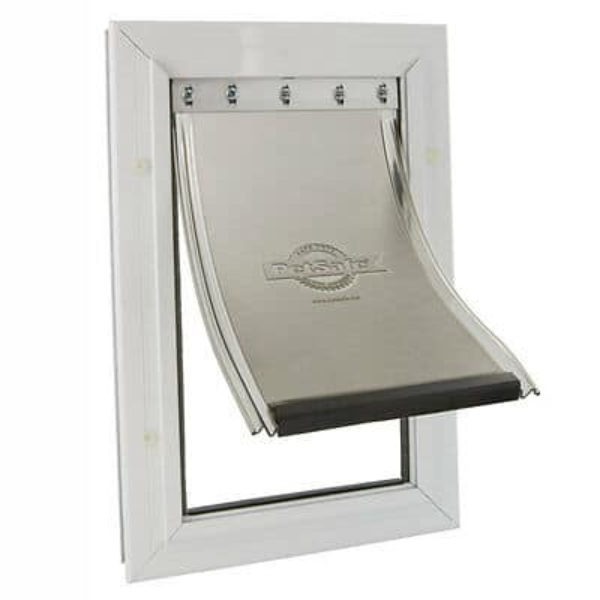 LARGE ALUMINIUM DOG FLAP