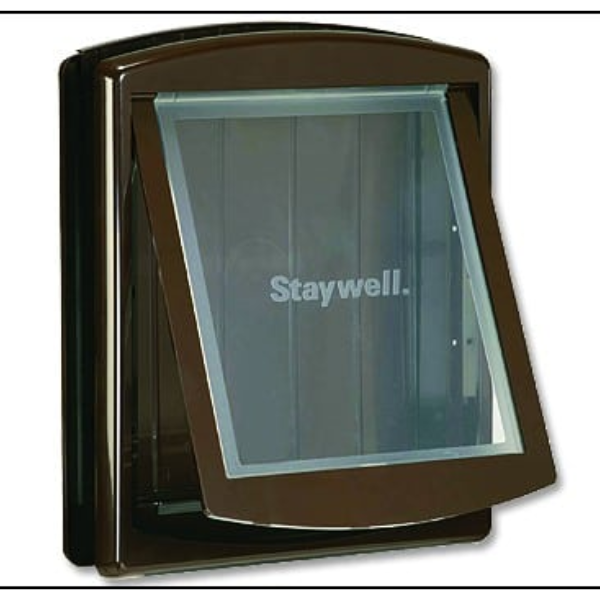 LARGE BROWN PET DOOR