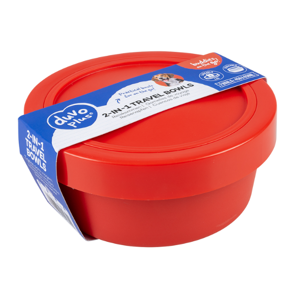 DUVO+ 2-IN-1 TRAVEL BOWLS 450/620ML